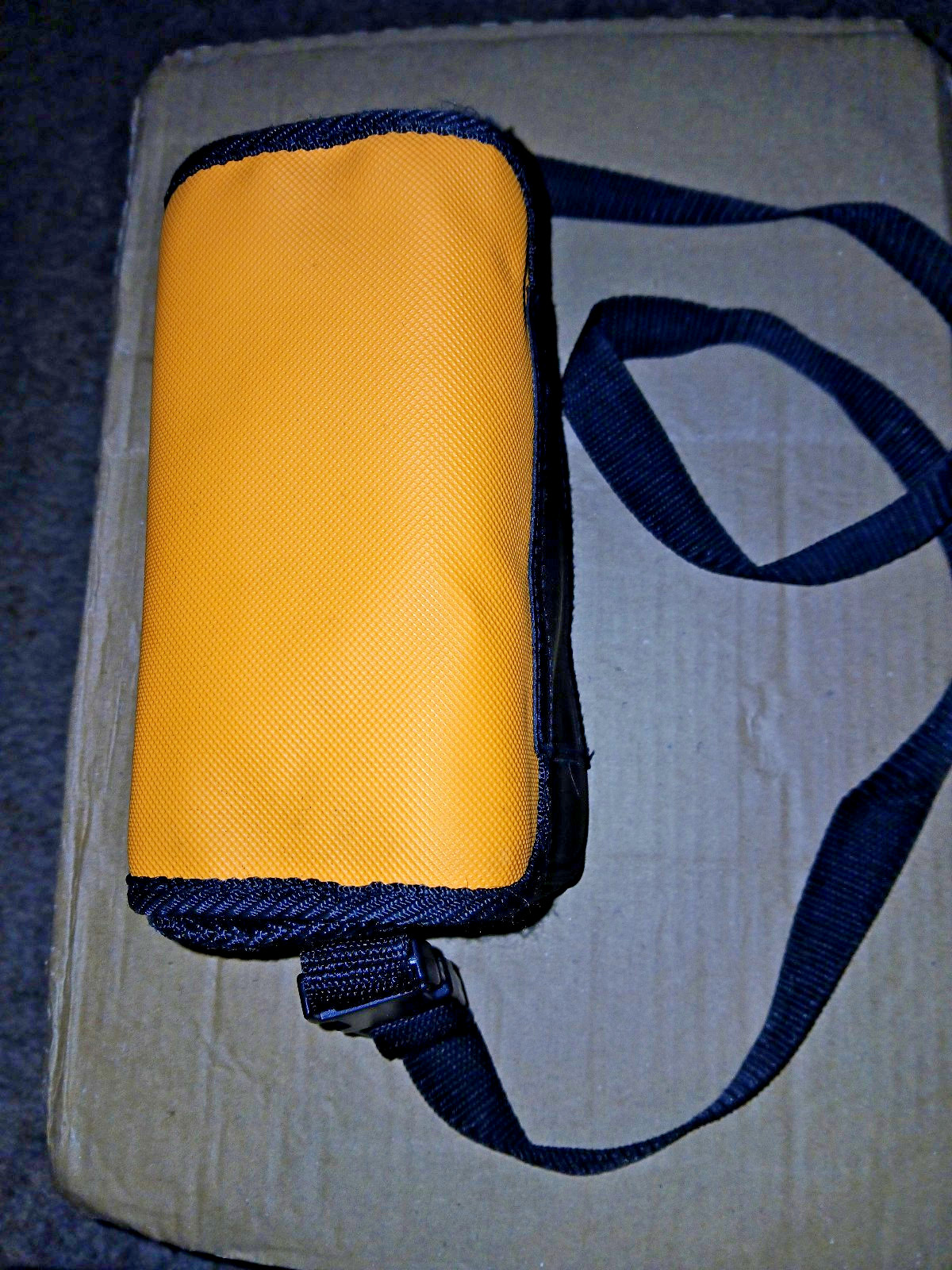Sony Digital MAVICA Black/Orange Bag w/belt Loop Adjustable Strap CASE