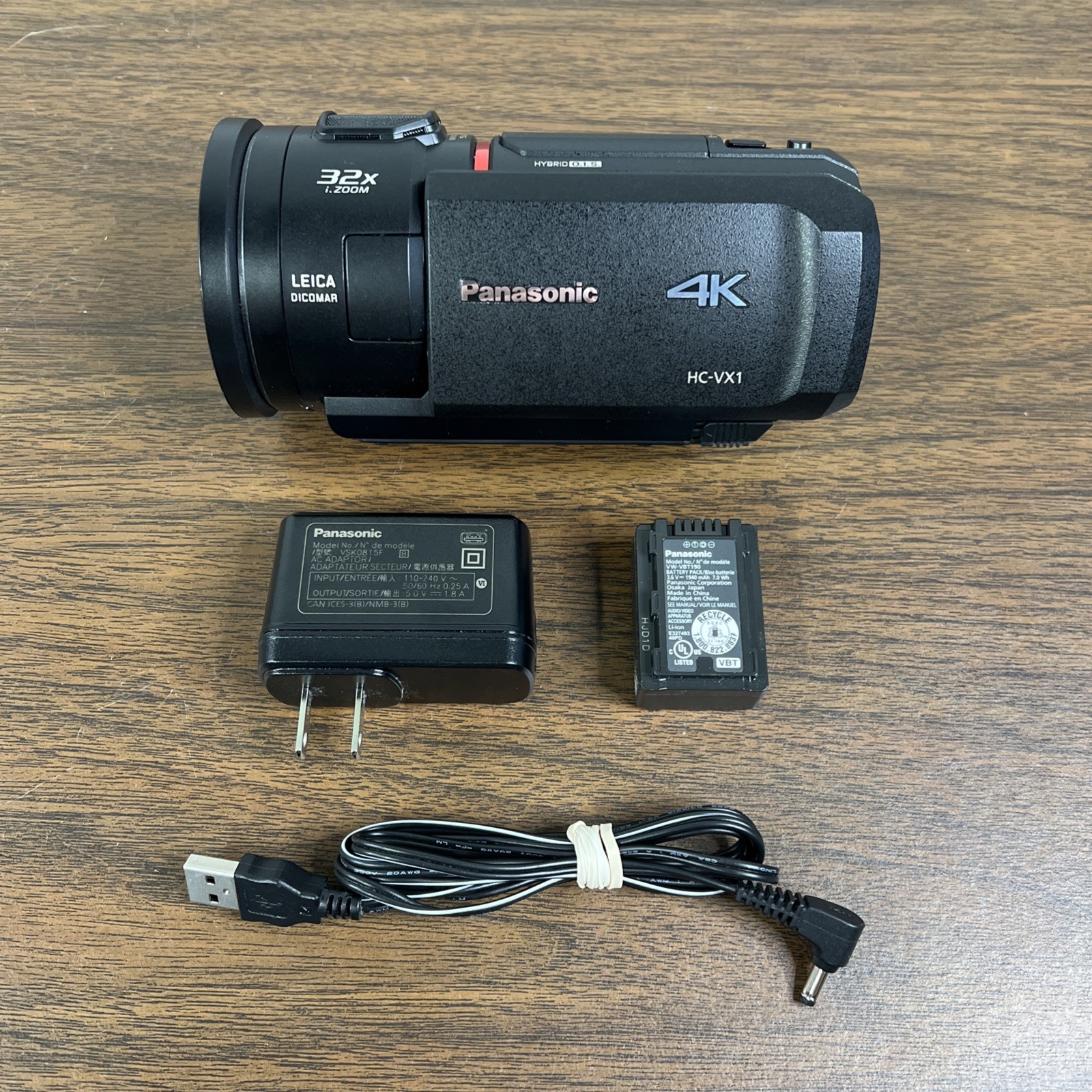 BROKEN Panasonic HC-VX1 4K 25mm 24x Optical Zoom Camcorder ⚠️ FOR PARTS/REPAIR