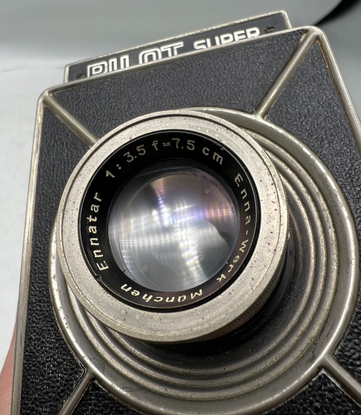 KW Pilot Super Medium Format 6×6 120 Film SLR Camera w/ Enna Ennatar F3.5 75mm