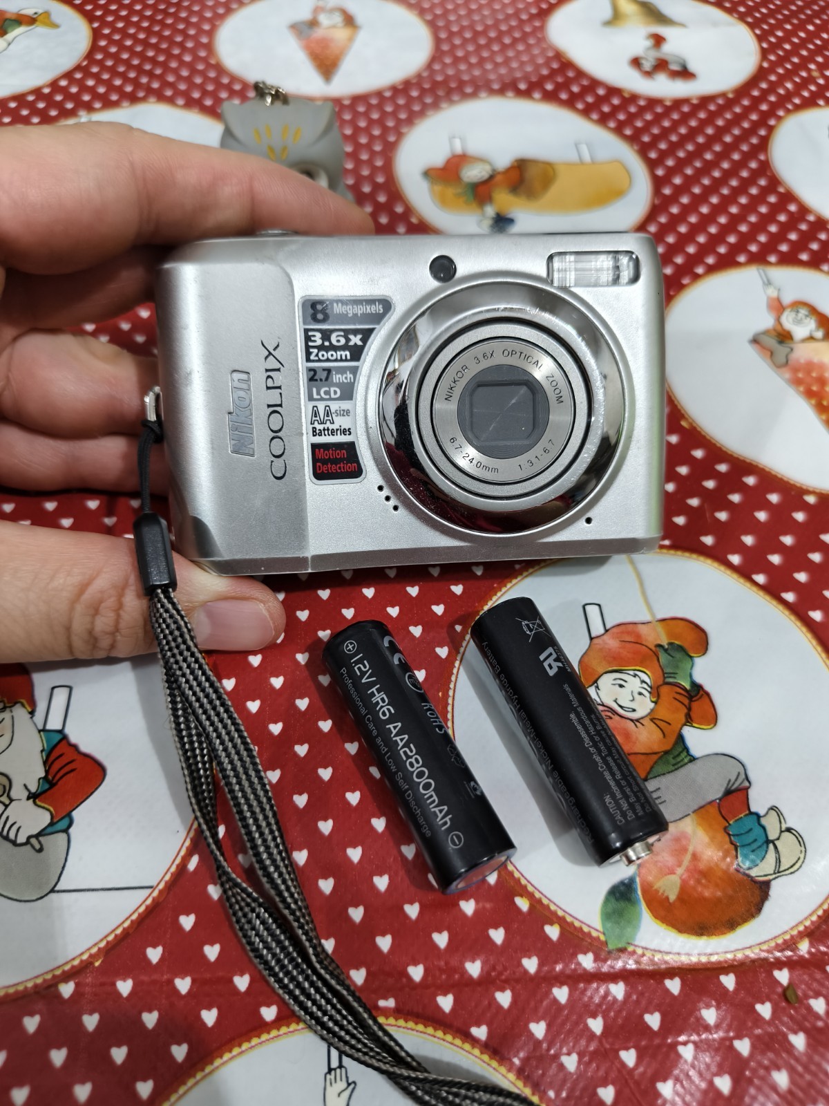 Vintage Nikon Coolpix L19 8.0MP Digital Camera – Silver