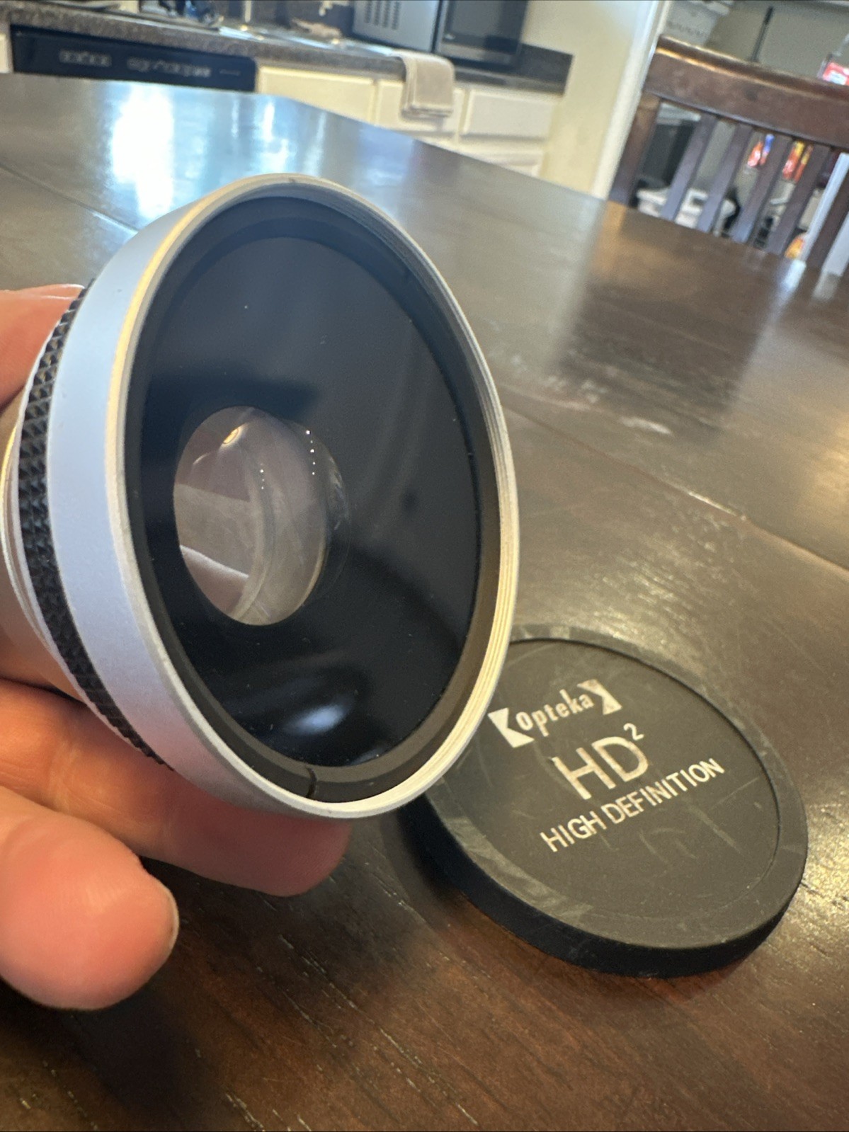 OPTEKA .45x AF High Definition II 52mm Wide Angle HD2 Digital Camera Lens EUC