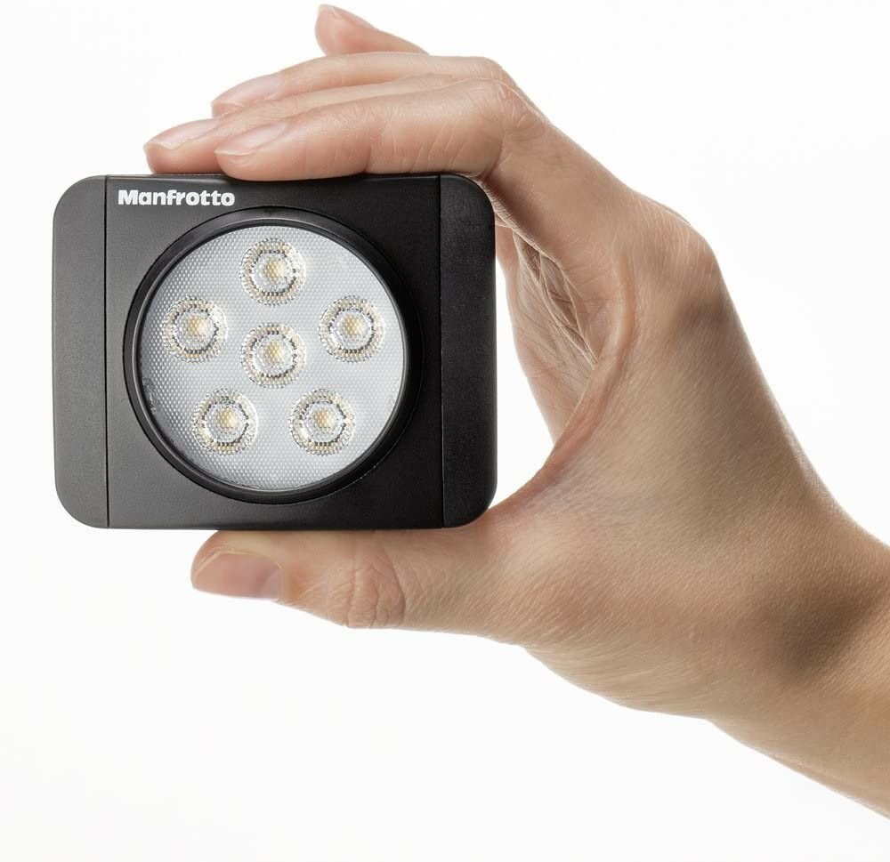 Manfrotto LUMIMUSE 6 LED Light and Accessories – Black