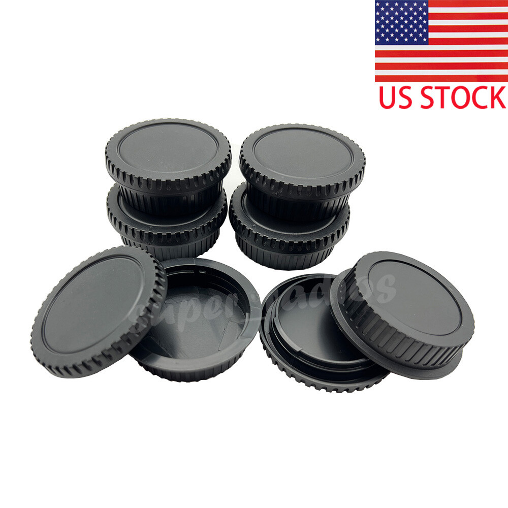 4 x Pairs Rear Lens Cover + Camera Body Front Cap for Canon EOS EF DSLR SLR Lens