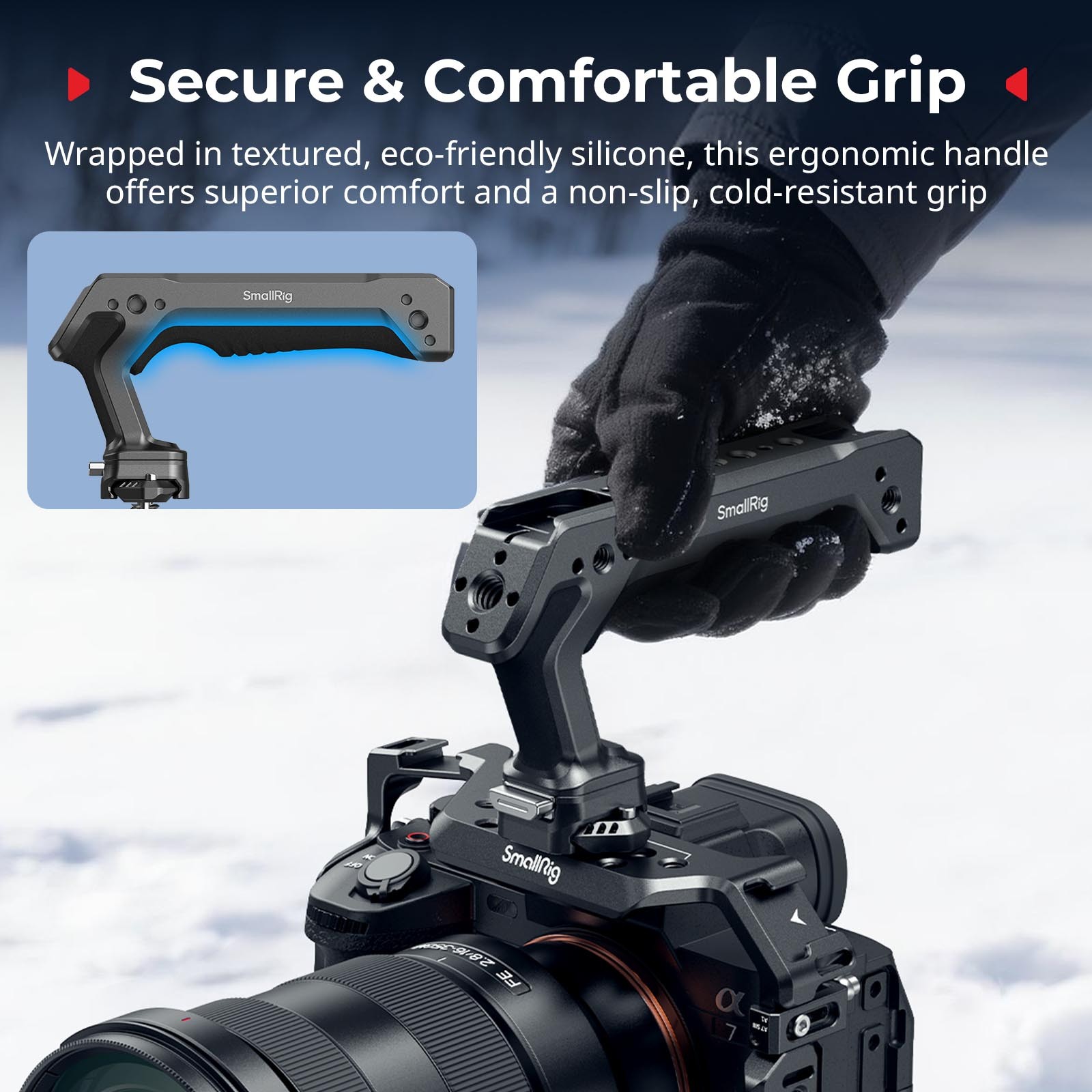 SmallRig Quick Release Top Handle for ARRI with 1/4″-20 Screw 15kg Max Load