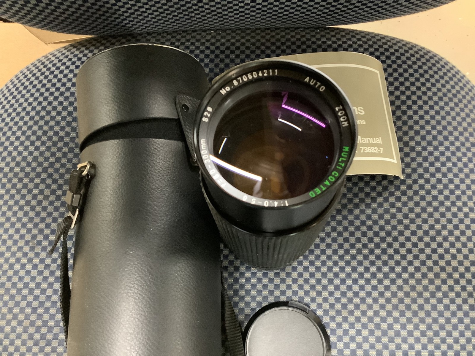 Sears 60-300mm f/4.0-5.6 Macro Zoom For Canon FD Mount Mint
