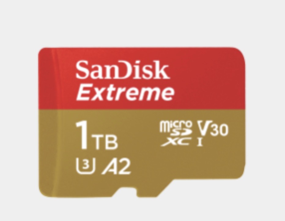 SanDisk Extreme 1024 GB Class 3 MicroSDXC UHS-I Memory Card