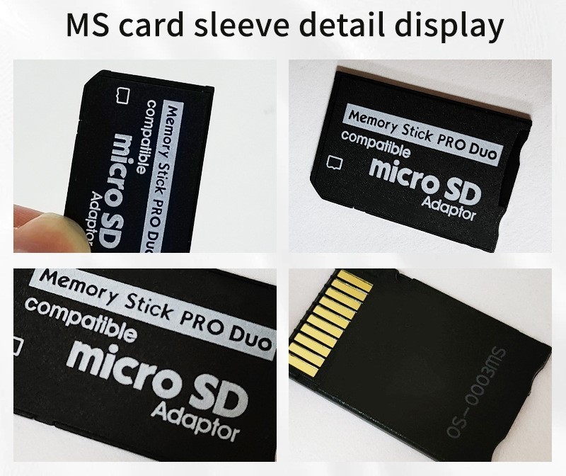 For Sony PSP Micro SD SDHC TF to Memory Stick MS Pro Duo PSP Adapter Card Reader