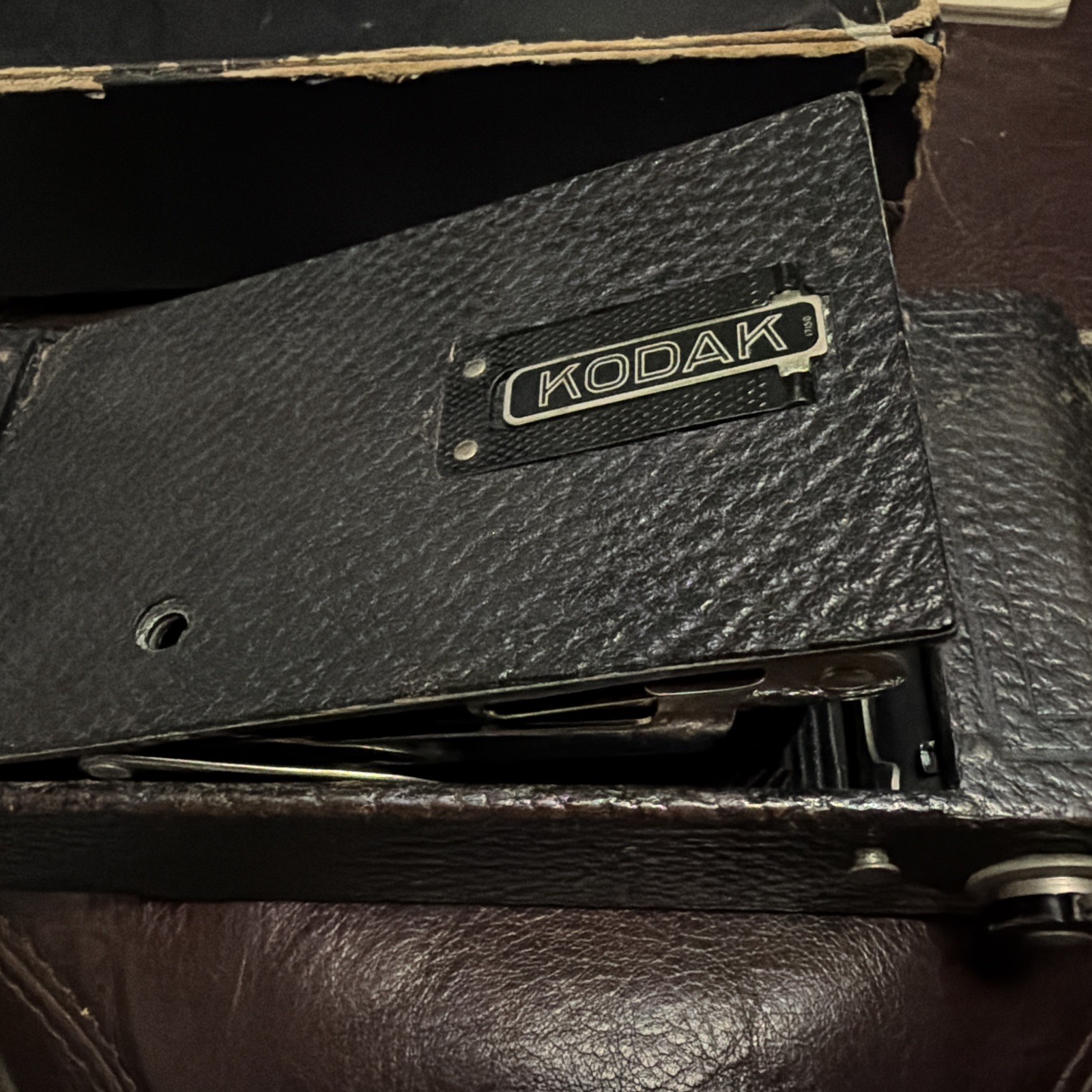 Antique Kodak No. 1A Pocket Camera Series II Focusing Model With Box & Manual