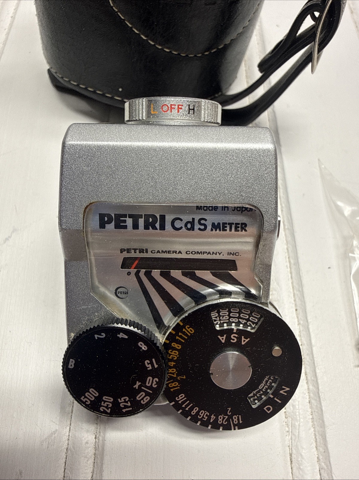 Vintage PETRI CdS CLIP-ON CAMERA LIGHT METER **