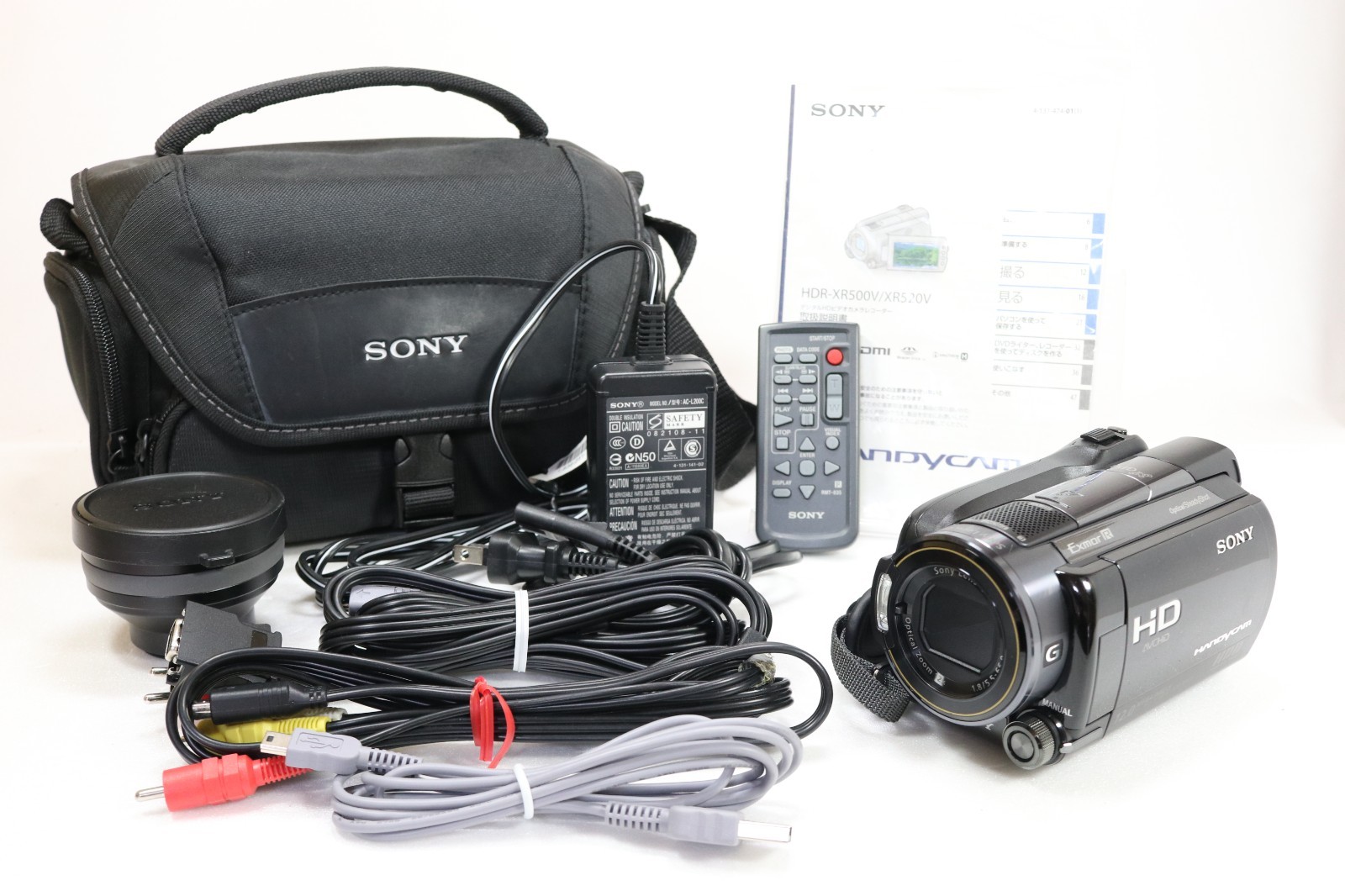 [MINT] Sony HDR-XR520V Black Video Camera Camcorder HD AVCHD JAPANESE ONLY