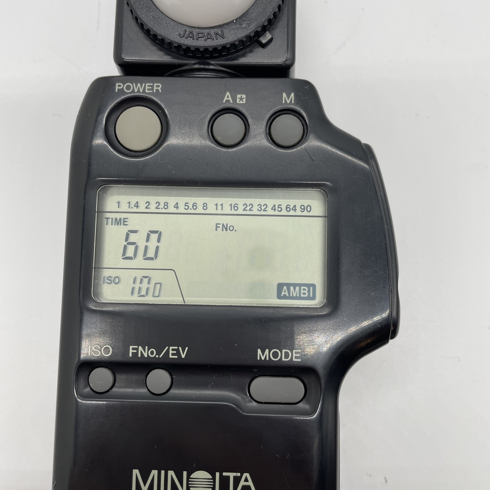 Minolta Auto Meter IVF Flash Incident Light Exposure Meter for Film Photography
