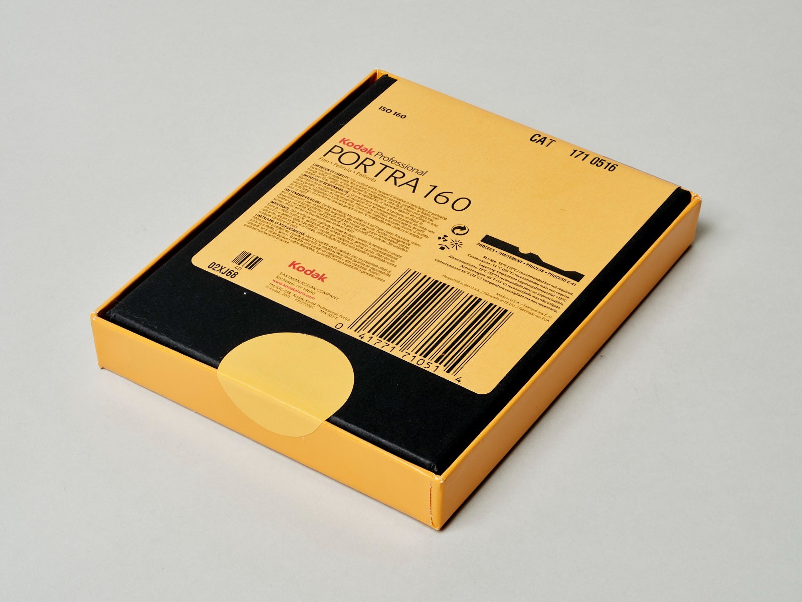 Kodak 4 x 5″ Portra 160 Color Negative Film (10 Sheets)