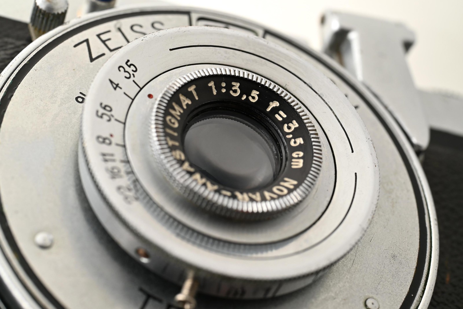 RARE! [N MINT Case] Zeiss Ikon Tenax 24×24 Lens Novar Anastigmat F3.5 35mm JAPAN