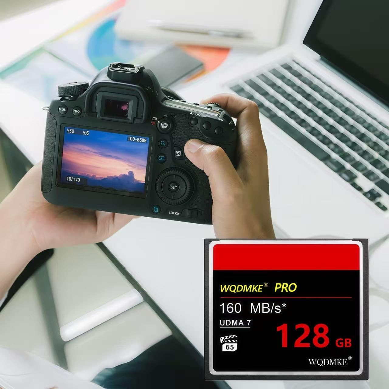 CF Card 128GB High Speed UDMA Speed Up To160MB/s Card