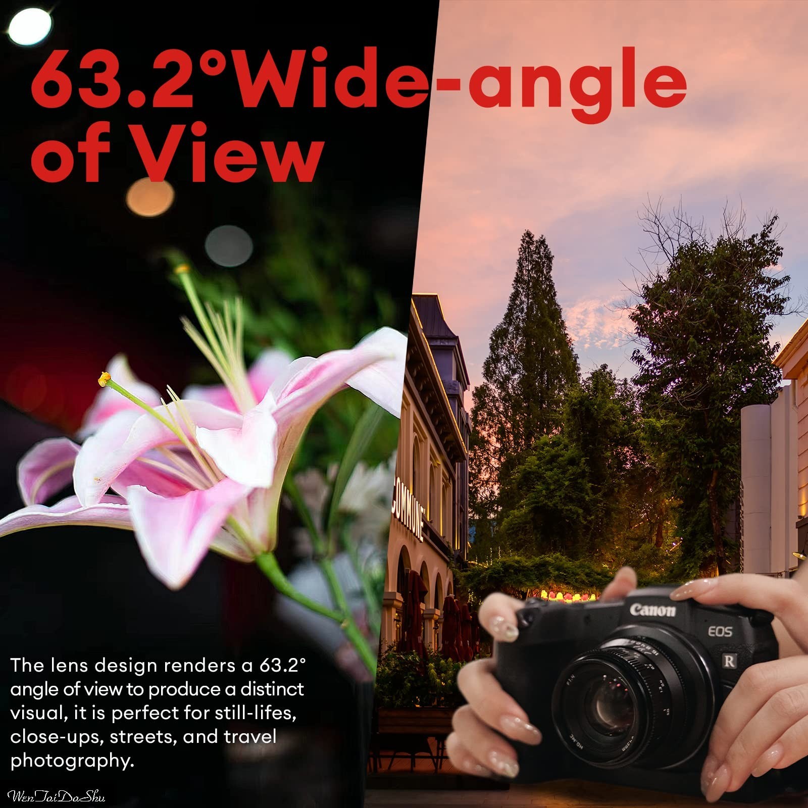 35mm F1.4 Manual Focus Lens for Sony E-Mount Cameras A7 A6000 A6400 A6600 – Blac