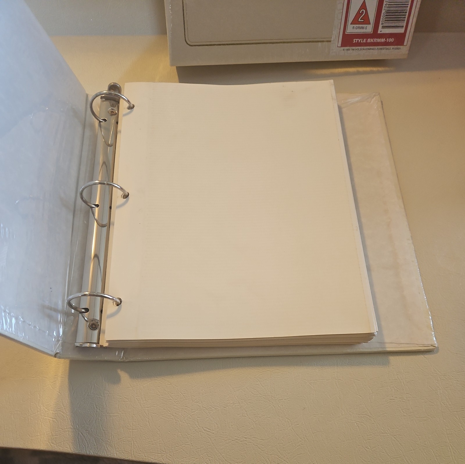 2 Vintage Holson 100-Page Self-Adhesive Photo Albums 3 Ring Binder NEW SEALED EX