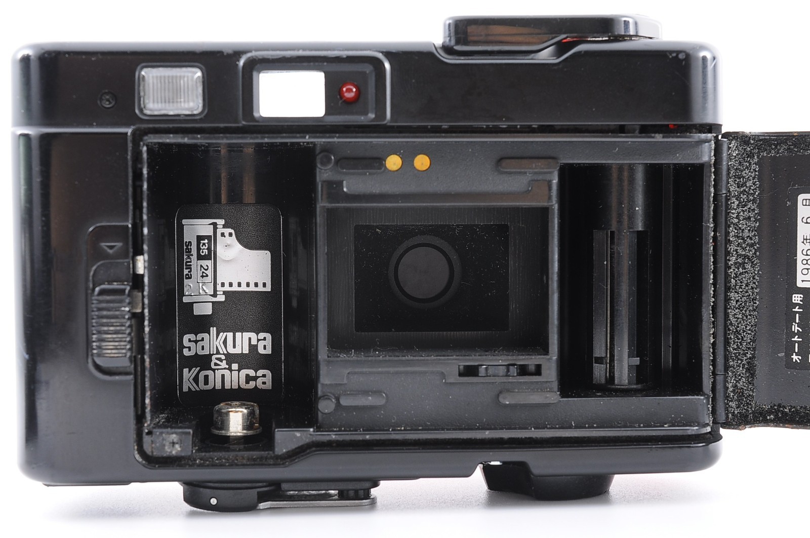 Konica EFJ Auto Date RED 35mm Point & Shoot Camera [Tested / Near Mint+] Japan