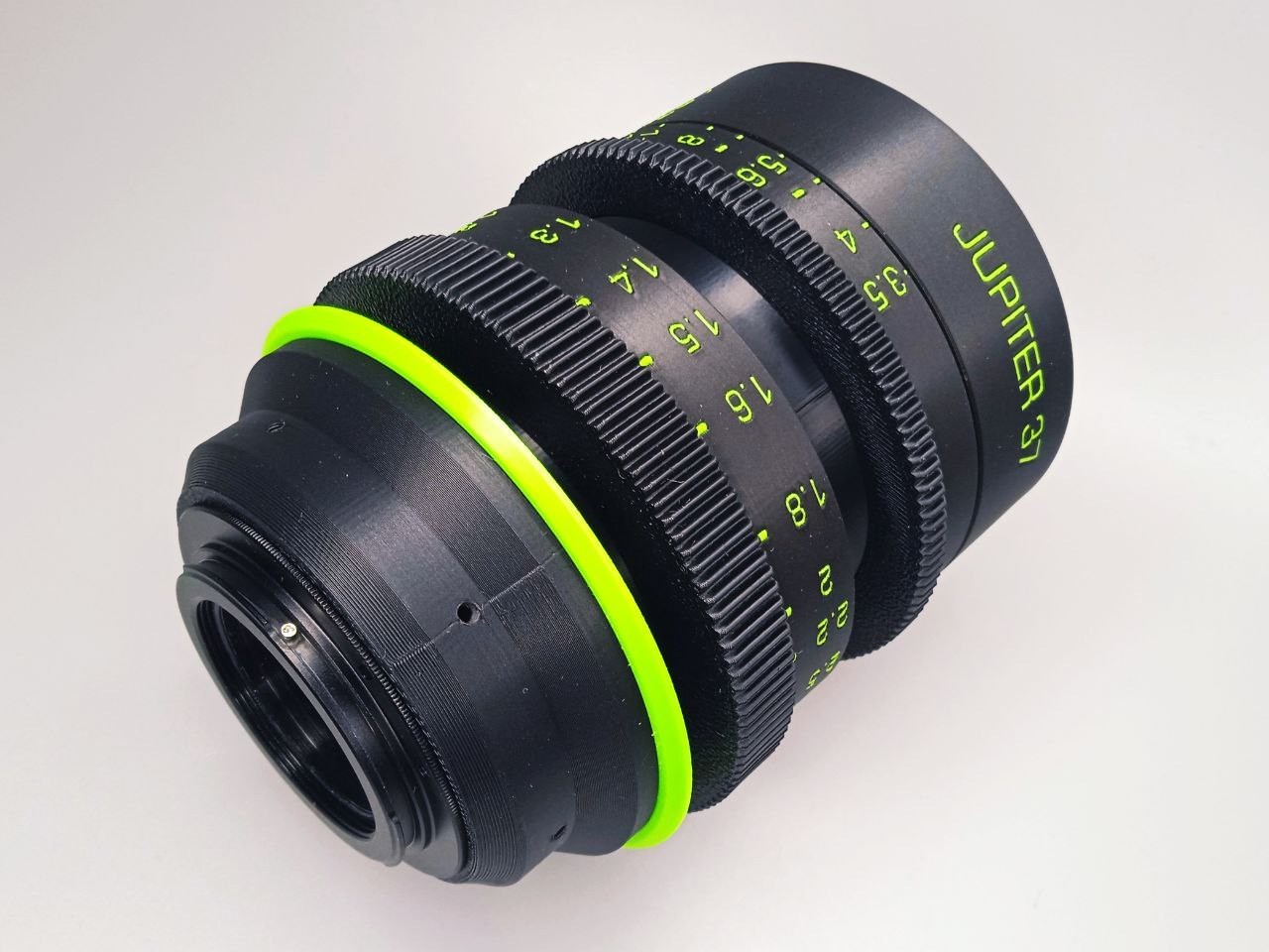 Rehouse ANAMORPHIC Jupiter-37 3.5/135 Cine Mod Vintage Lens Canon EF mount 💙💛
