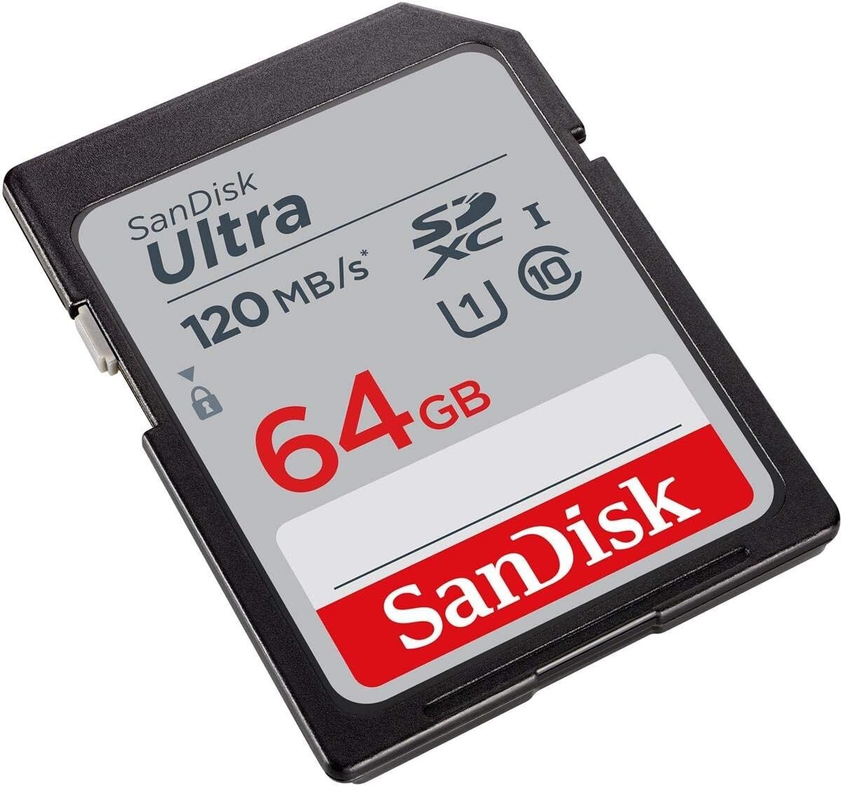 SD 64GB Ultra SDHC UHS-I / Class 10 Memory Card, Speed Up to 120MB/s