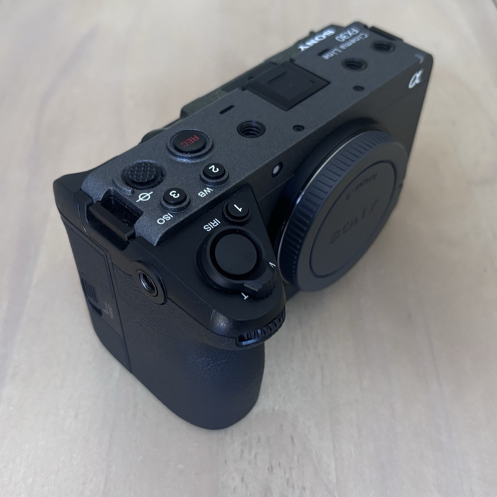 Sony FX30 Cinema Camera Body w/ XLR-H1 Audio Handle – Very Low Use – Nearly New!