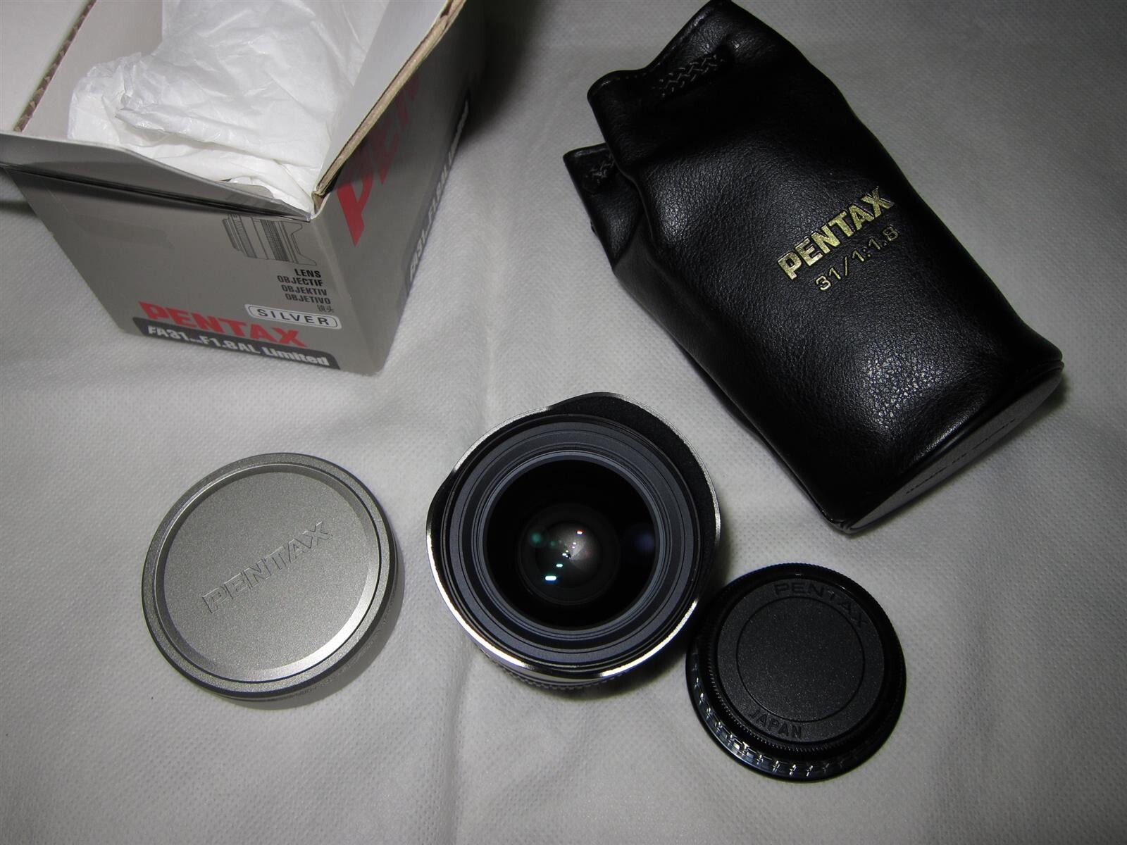SMC Pentax FA 31mm 1:1.8 AL LIMITED Silver… Pentax KAF Mount.. Made in JAPAN