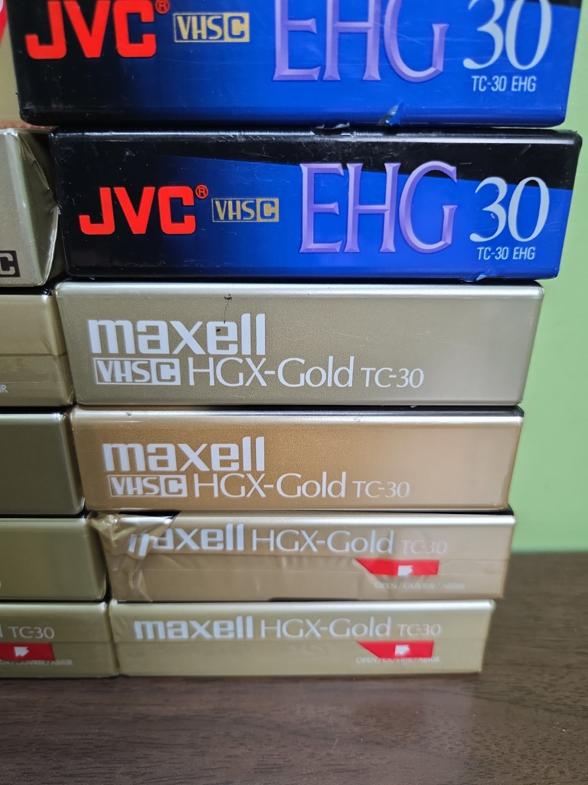 Lot of 16 VHS-C Camcorder Video Cassette Tapes NEW Sony Panasonic JVC MAXELL