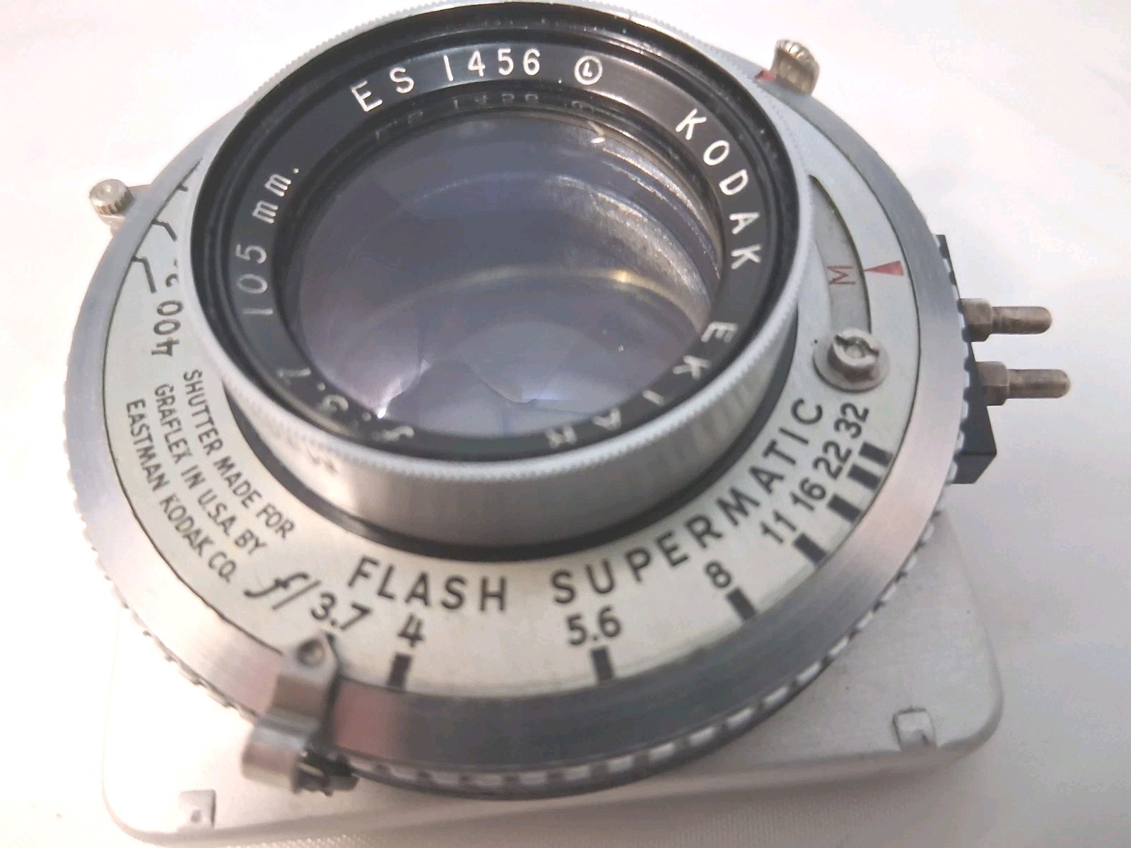 Kodak Ektar 105mm F3.7 Lens/Graphic Flash Supermatic Shutter/Excel Condition++
