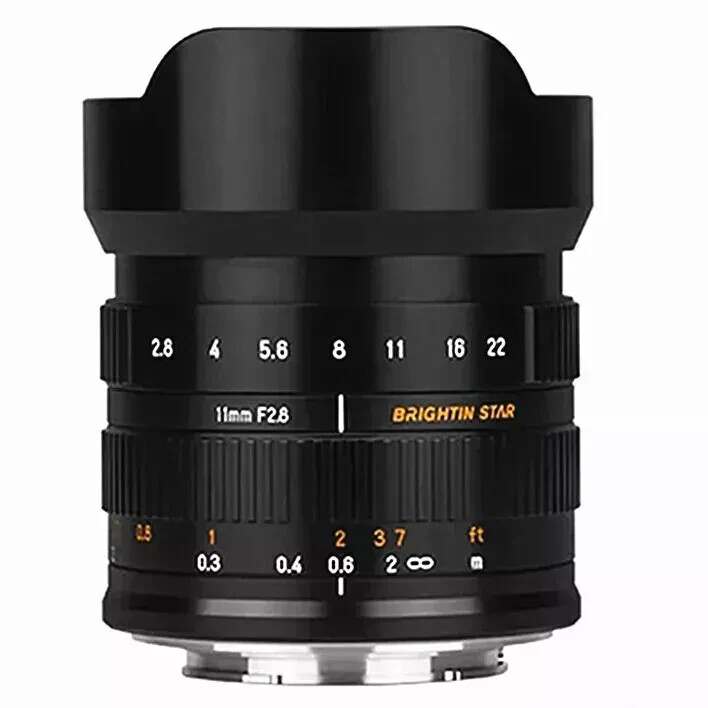Brightin Star 11mm F2.8 Full Frame Wide Angle Fisheye Lens For E/Z/RF/L Mount