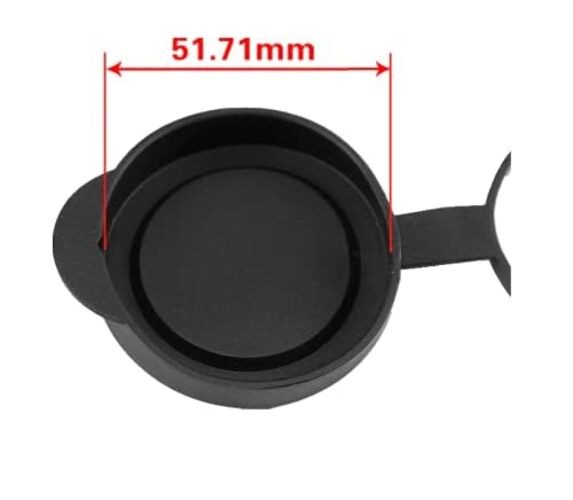 10×42 Rubber Lens Caps for Binoculars + Rainguard,Objective Optics Protection