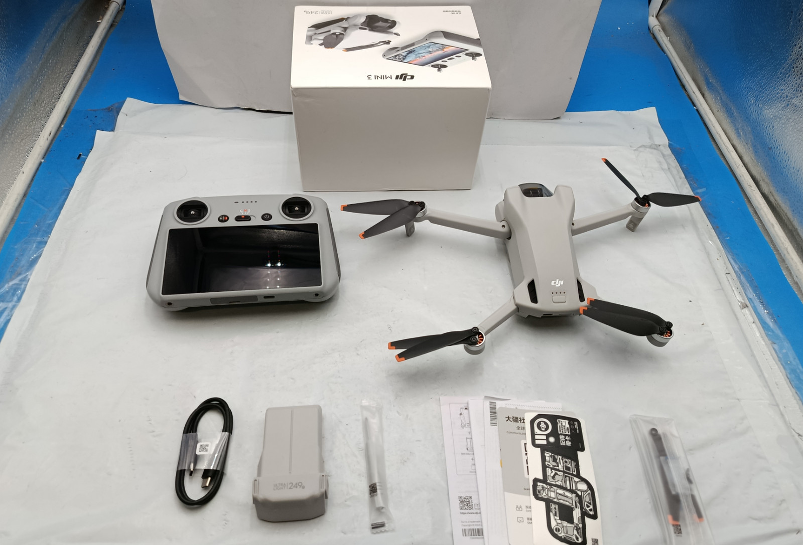 DJI Mini 3 (DJI RC) Lightweight 3x Mechanical Gimbal Drones with Camera 4k