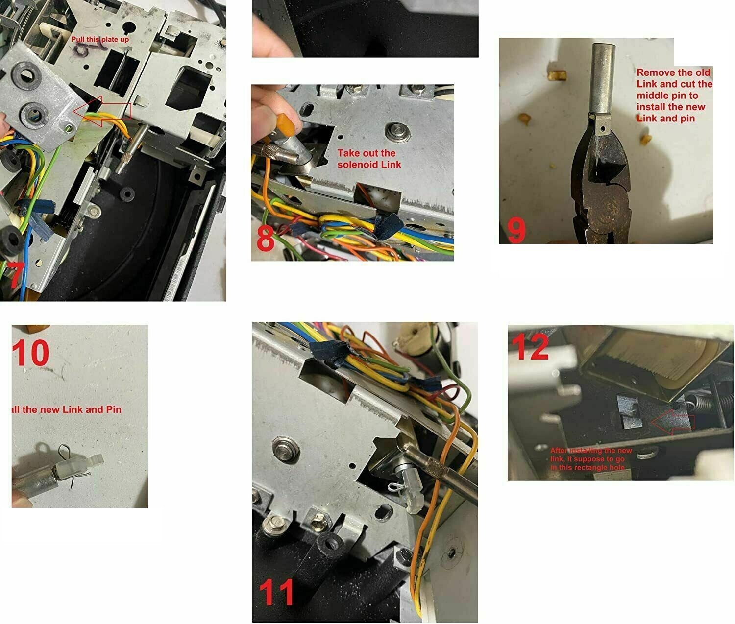 Kodak Carousel Slide Projector Remote Focus Motor Does Not Advance Repair Kit