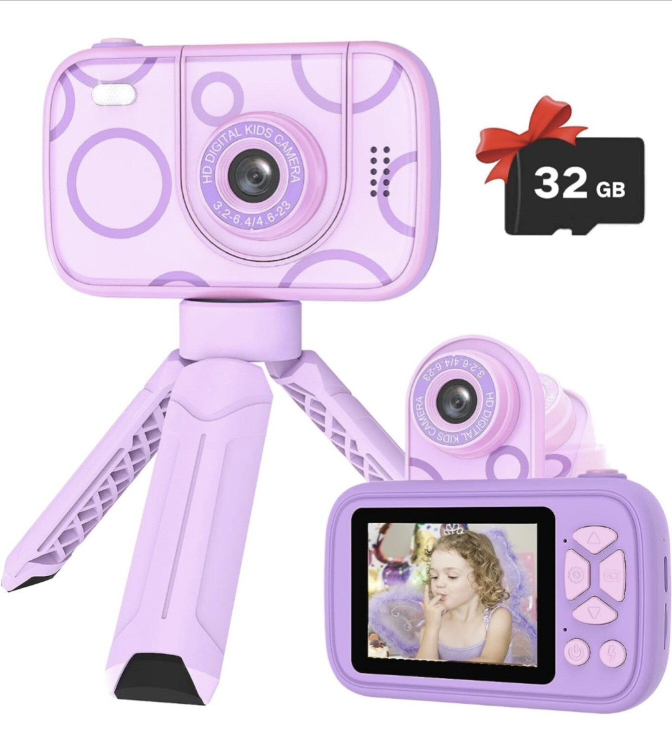 Kids Camera Toys for 3-12 Years Old Boys Girls,Children’s Camera with Flip-up…