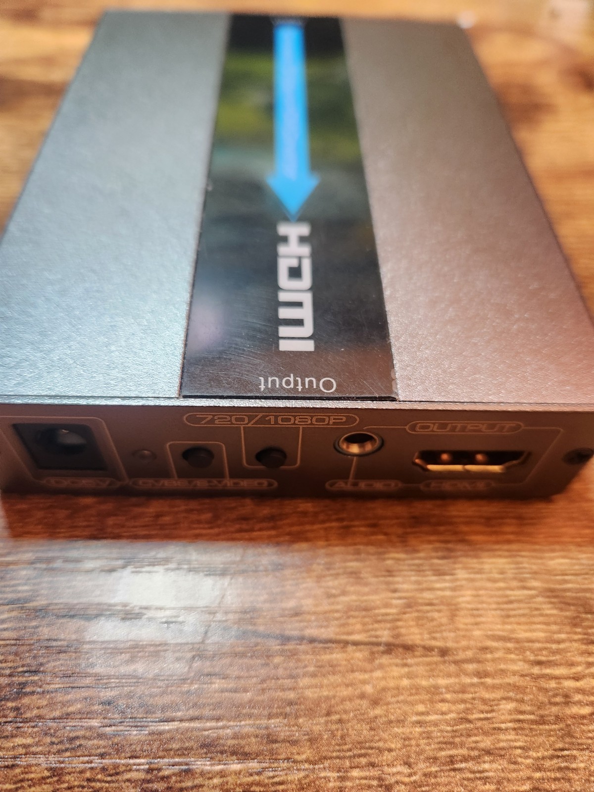 Composite S-Video to HDMI Converter Scaler Analog to Digital Video Processor