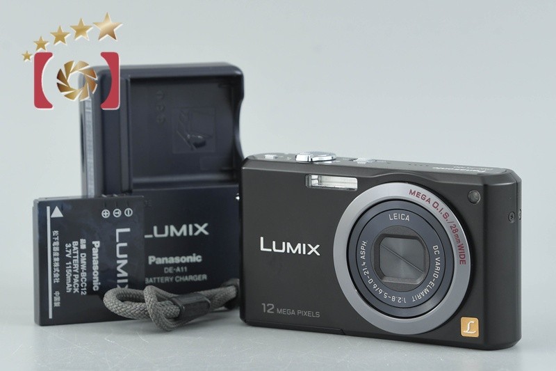Panasonic LUMIX DMC-FX100 Black 12.2 MP Digital Camera [Japanese Language Only]