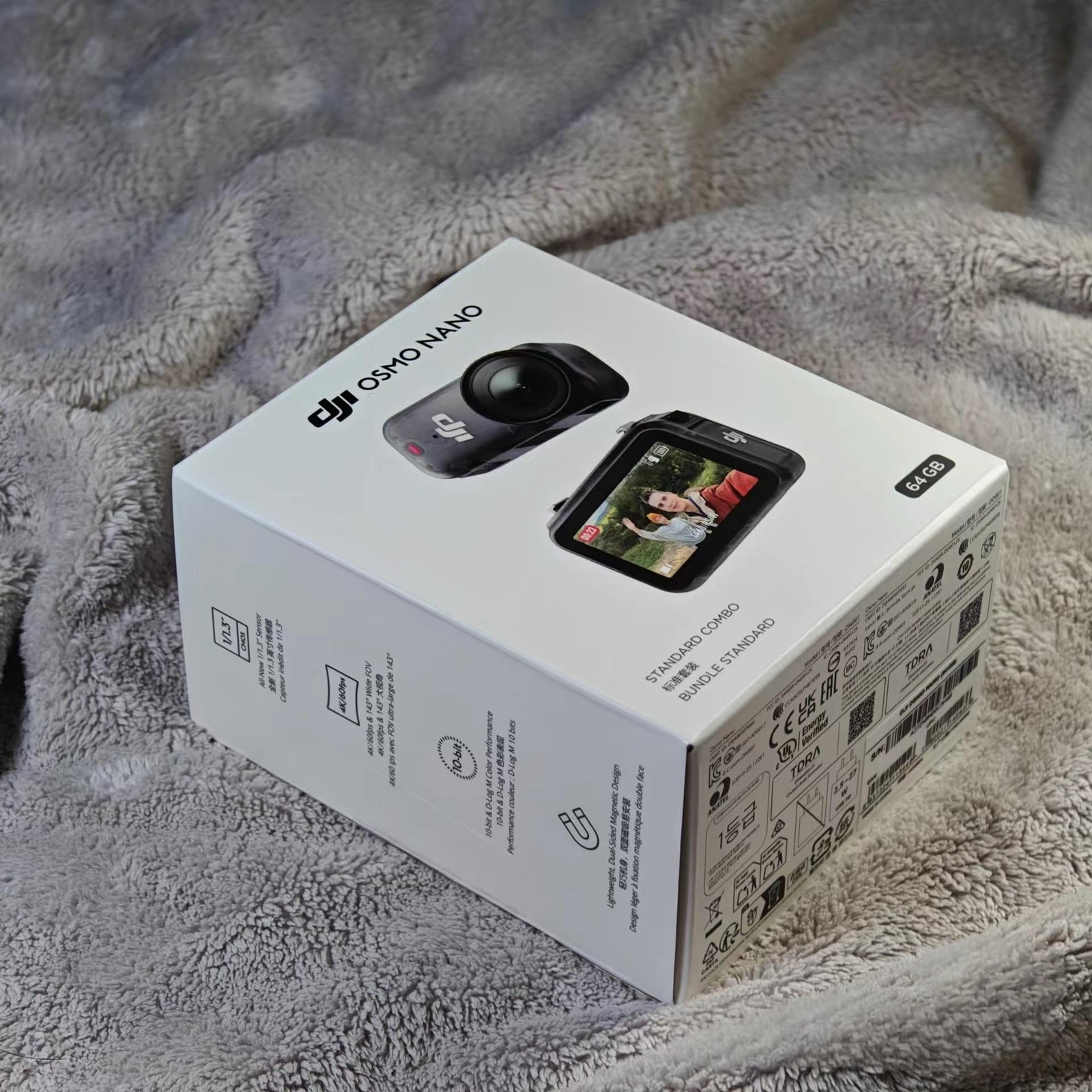DJI Osmo Nano Standard Combo 64GB – Portable 4K Action Camera