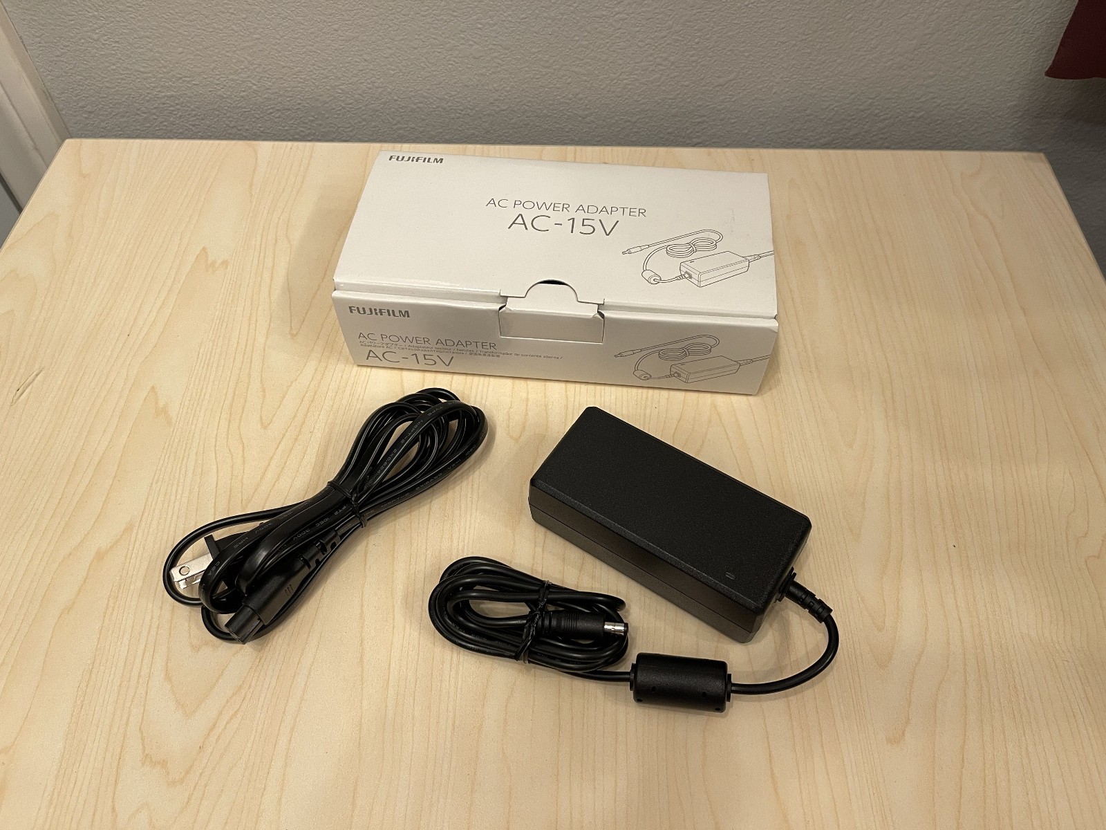 Fujifilm AC-15V AC Power Adapter for GFX 100 / 50S / 50R Cameras