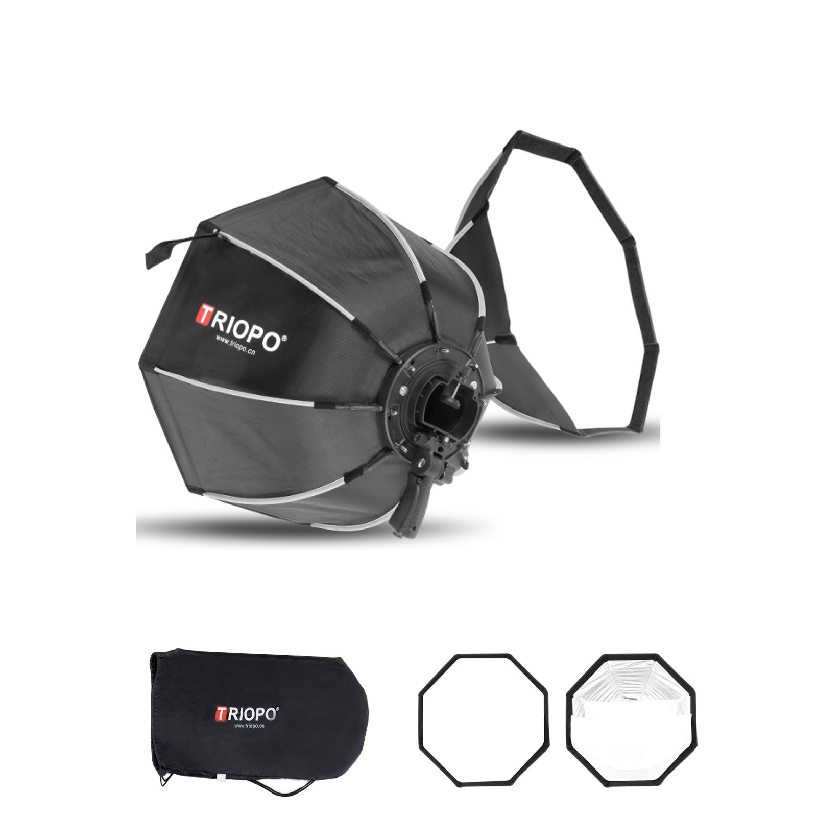 Triopo Softbox 21.6in/55cm Octagon Umbrella Photography Softbox (KS2-55)
