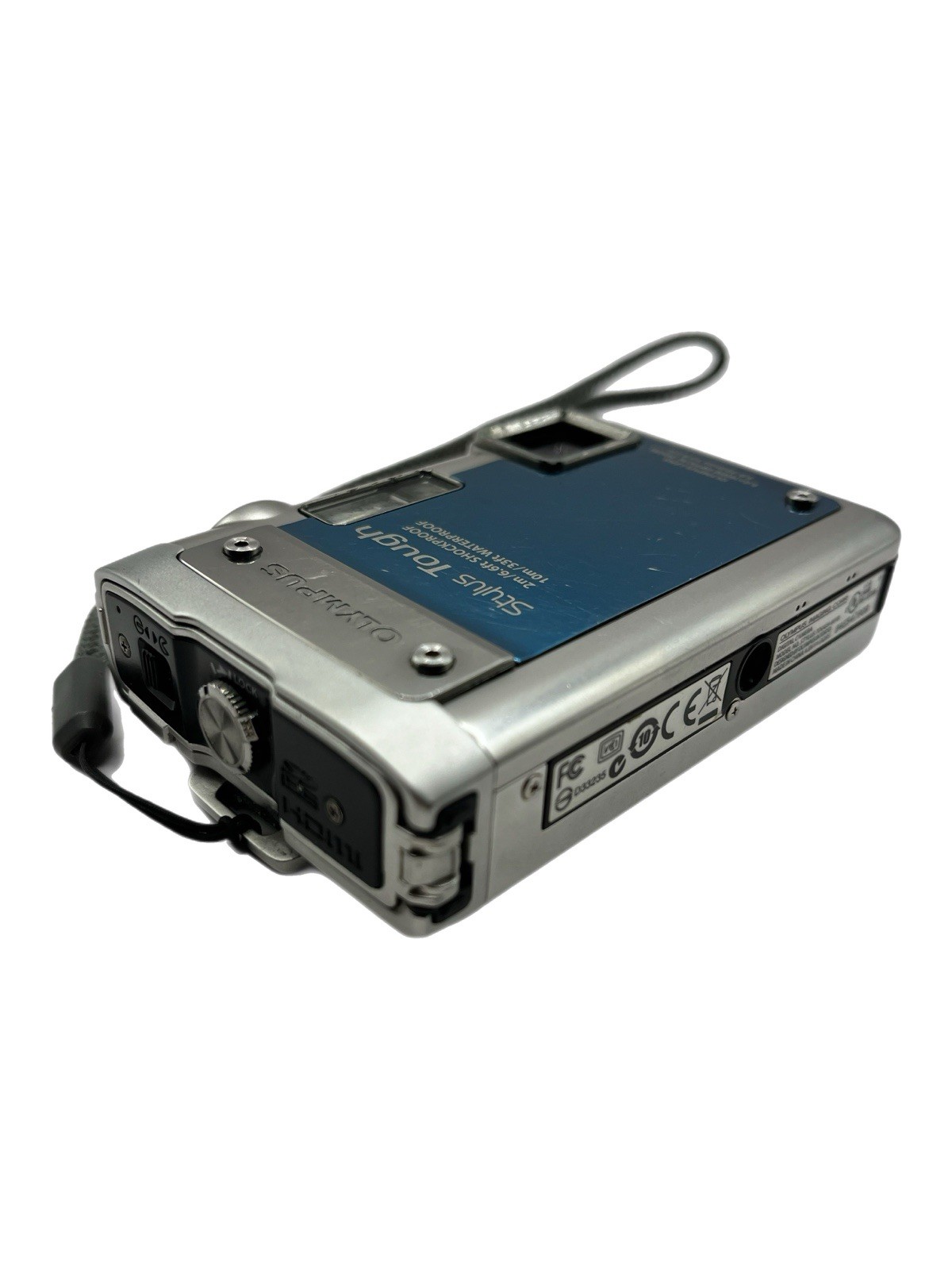 Olympus Stylus Tough-8010 14MP Digital Camera Blue Silver Waterproof Tested