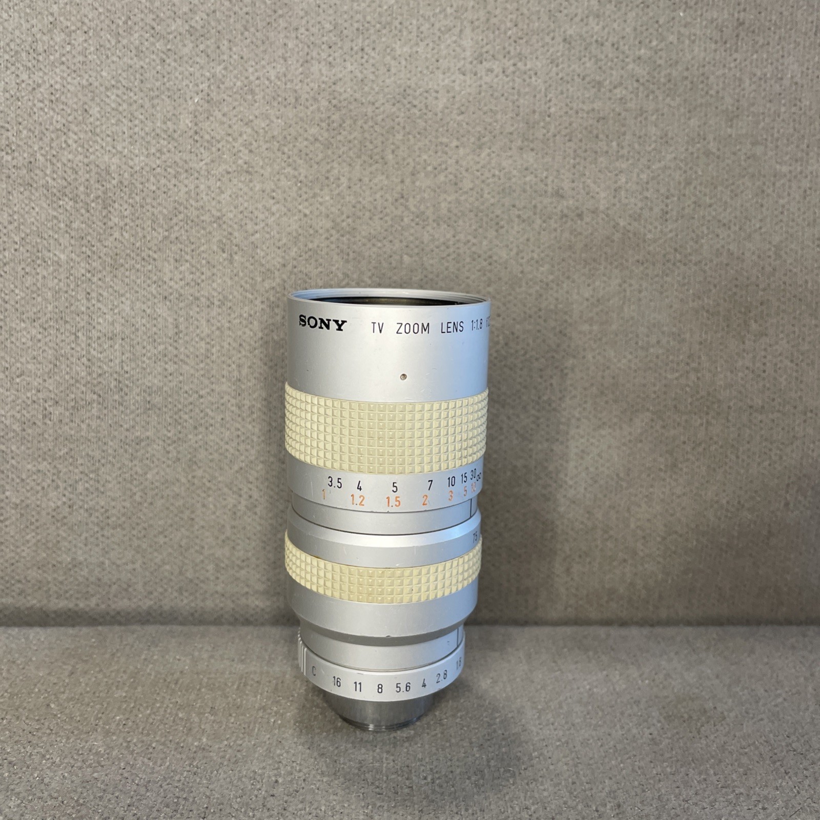 Sony TV Zoom Lens 1:1.8 F12.5-75mm No Zoom Lever Made In Japan Made By Canon