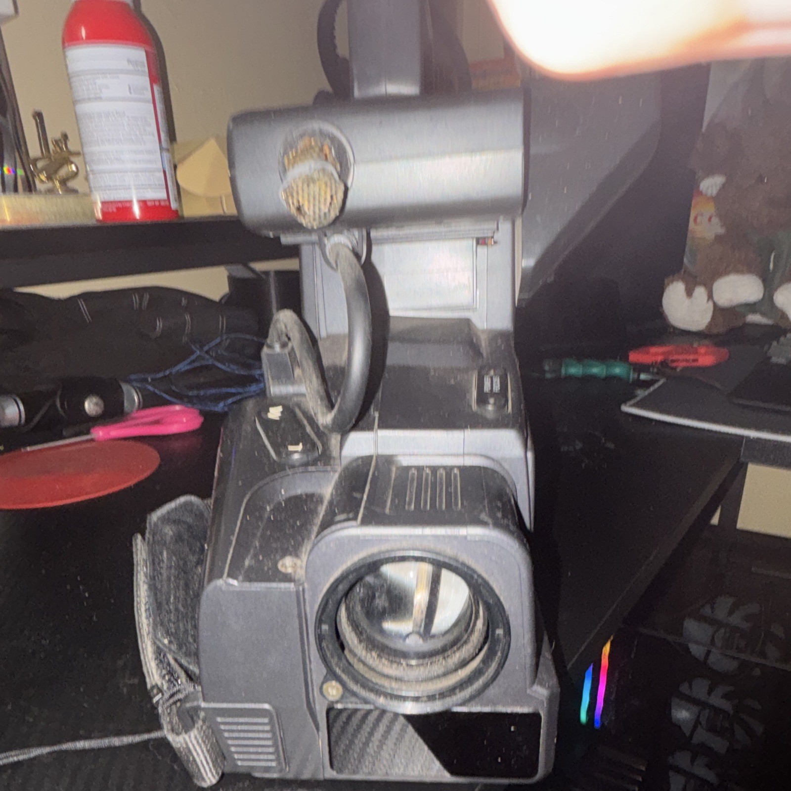 RCA Small Wonder VHS-C Handheld Camcorder, 1.5″ Screen, Composite, Gray/Black