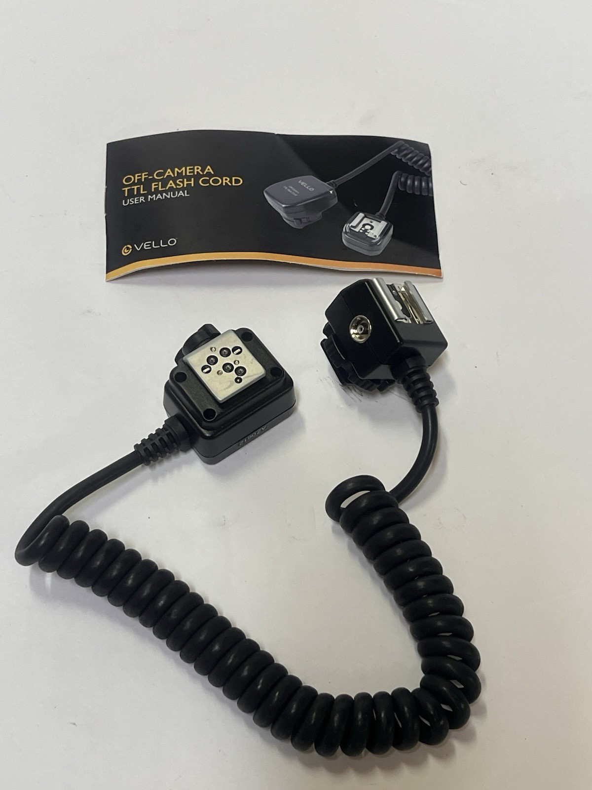 Vello OCS-N3 Off-Camera Lighting TTL Flash Cord for Nikon Cameras 3 ft