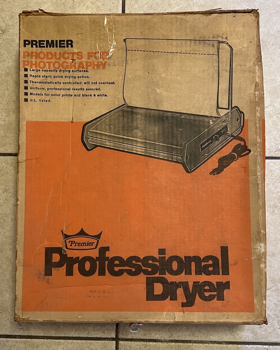 PREMIER PROFESSIONAL PRINT DRYER Model 110 Thermostatically Controlled Tested