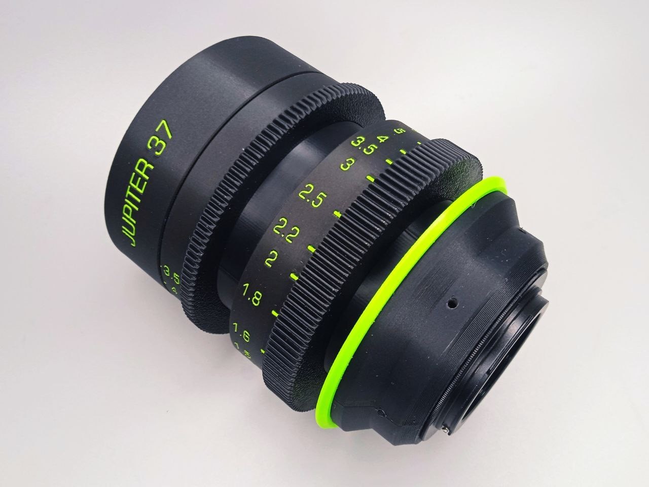 Rehouse ANAMORPHIC Jupiter-37 3.5/135 Cine Mod Vintage Lens Canon EF mount 💙💛