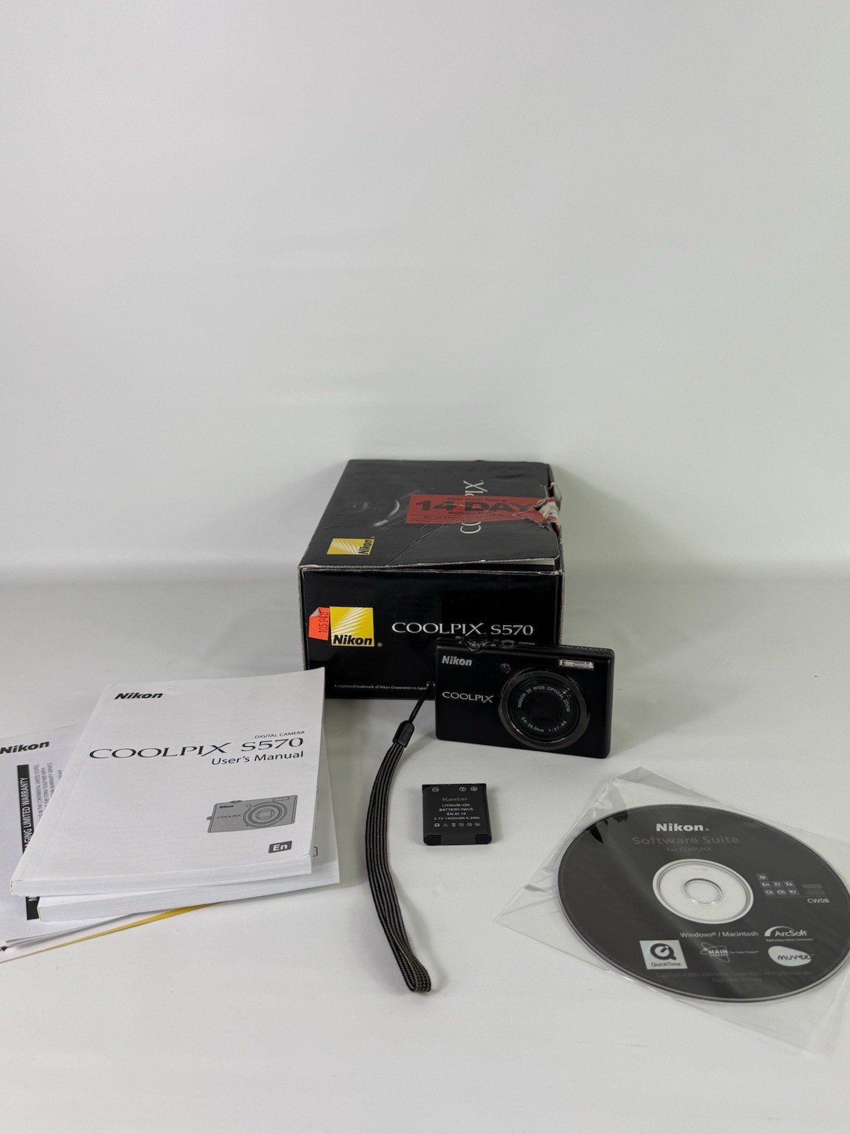 Nikon COOLPIX S570 Digital Camera | 12.0MP | TESTED, NEW BATTERY “READ”