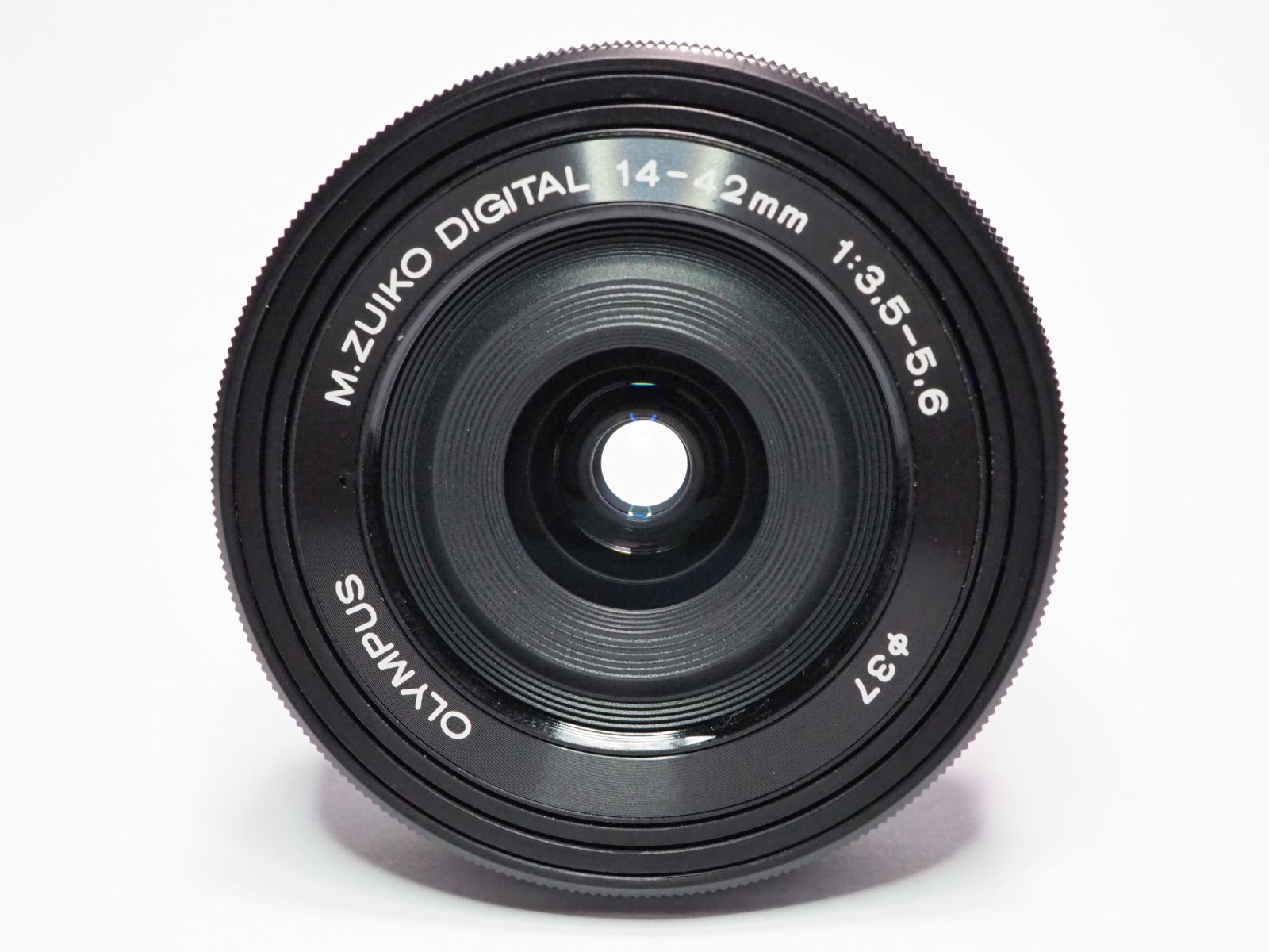 [Near MINT w/Caps] Olympus M.Zuiko 14-42mm f/3.5-5.6 EZ Pancake Lens Black