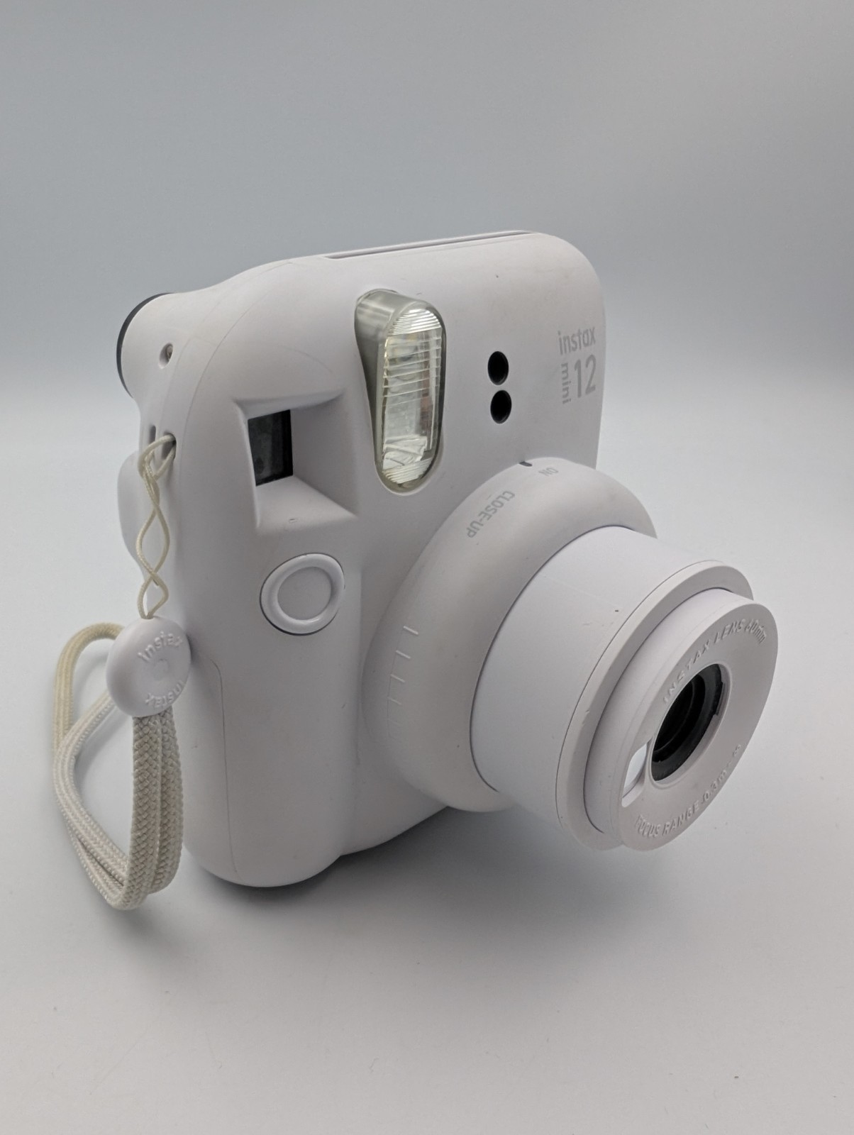 Fujifilm Instant Camera Instax Mini 12 – Clay White – Tested and Working