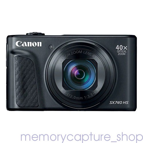 Canon SX740 HS 20MP 40X Zoom 4K Video Flip Screen Compact Digital Camera