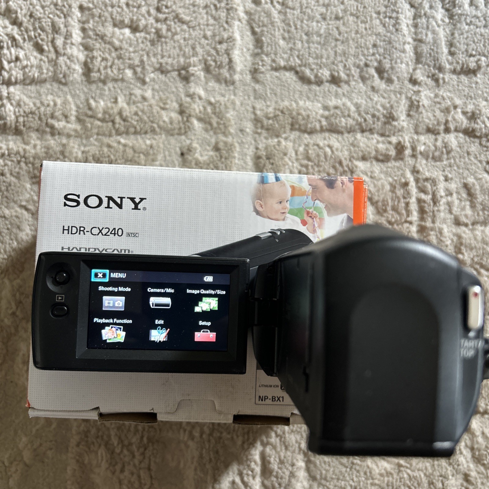 Sony CX240 Handycam Video Camera 54x Zoom 9.2MP 1080p Full HD