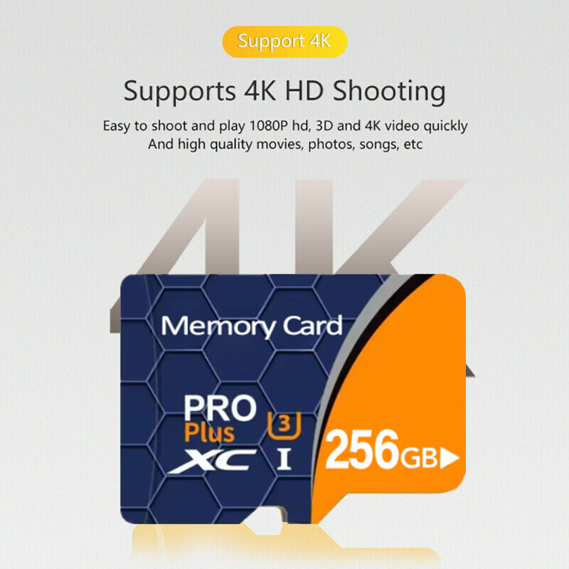 128GB 256GB Micro SD Card Memory Card TF Card with Free Adapter High Speed Lot