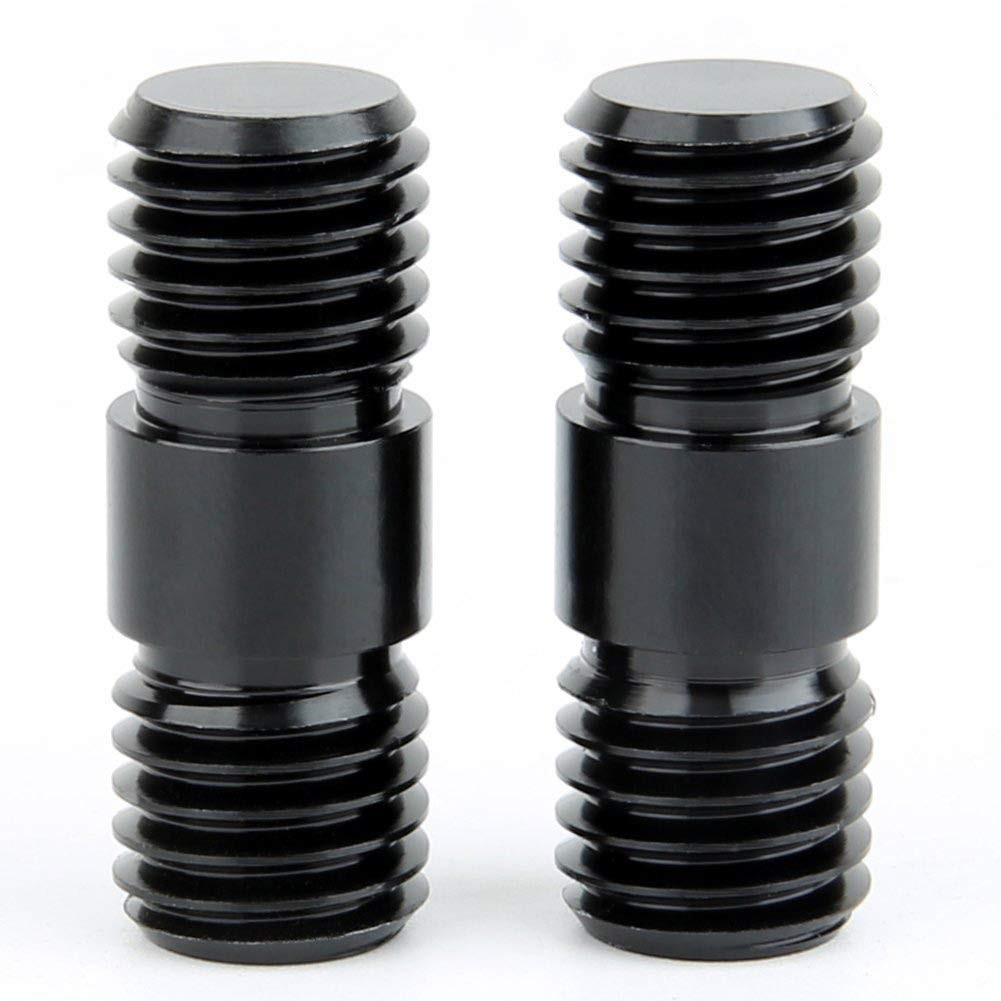 NICEYRIG M12 Thread 15mm Rod Connector Extender Screw for DSLR Black